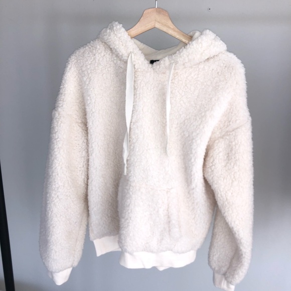womens plush hoodie